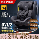 DAIICHI韩国儿童安全座椅0-12岁360度旋转汽车用宝宝车载坐椅i-size认证 【i-size全年龄+赠通风坐垫】