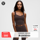 lululemon丨Nulu 女士桃心领内置内衣背心 B/C LW1FD6S 红杉棕 M