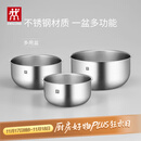 双立人（ZWILLING）食品级不锈钢盆大容量加深设计 Prep多用盆3件套 多功能厨房用具