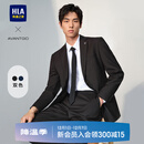 海澜之家（HLA）西服套装男春秋新轻商务经典系列西装套装 黑色02【西服+西裤】 L 175/96B推荐138~150斤