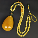 琥派【一物一图一证】天然蜜蜡吊坠琥珀项链毛衣链挂坠 鸡油红 无瑕疵 吊坠 55.47克 70*47*28毫米