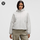 lululemon丨女士带夹层连帽外套 LW4CEDS 鸽子灰 S