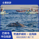 北京起止巴厘岛5晚7天半自助游，纯玩无购物，贝尼达出海×罗威纳追海豚×火山观景，国际五星酒店 5.29内购专拍