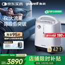 鱼跃医用制氧机吸氧机轻音家用老人5L升级6L升8F-6AW中重度缺氧