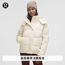 lululemon丨Wunder Puff 女士羽绒外套 LW4BWRS 浅象牙白 S /6