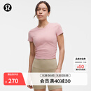 lululemon丨All It Takes女士运动 T恤 *罗纹Nulu™ LW3GV0S 朦胧粉 S /6