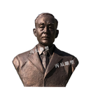 铜像人物定制肖像胸像头像铜雕纪念亲人老人人物雕塑名人黄铜塑像 提供照片铜像定制--定金