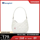 Champion美国冠军2025新款单肩包女男 潮流休闲时尚腋下包25FWG85 中白 
