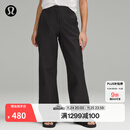 lululemon丨Utilitech™ 女士宽松剪裁中腰长裤 LW5GLXA 黑色 M