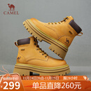 骆驼（CAMEL）【山丘2.0】大黄靴女户外马丁靴 L24W076664R 土黄(加绒) 37