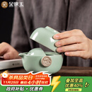 金镶玉功夫旅行茶具套装泡茶壶 快客杯飘逸杯盖碗汝窑 祥龙快客杯