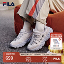 FILA 杨幂同款|斐乐官方女鞋MUFFIN2025冬新款松饼鞋时尚摩登休闲鞋 微白-WW 37.5