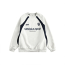 森马（Semir）卫衣男无帽秋冬美式覆古潮牌慵懒风撞色新款设计感外套带帽卫衣男 白灰色 M