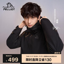 伯希和（Pelliot）【山野经典2.0】冲锋衣三合一秋冬男女户外保暖外套11340105黑L