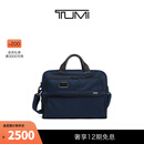 TUMI/途明 Alpha 男士公文包时尚经典商务通勤手提公文包 海军蓝 中包