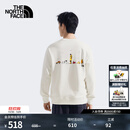 北面（The North Face）卫衣情侣款Uncle Belly合作系列针织卫衣舒适透气25秋季新品|8HNF QLI/沙丘白 XL /180