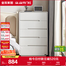 全友家居 五斗柜收纳储物客厅边柜家用餐边柜简约落地靠墙柜子