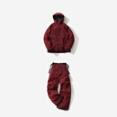 YAKKY PANG【新品】脏染系列男女同款夹克上衣套装3L适用滑雪场景 脏染红 M 1码