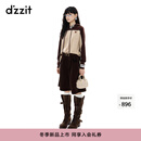 DZZIT【刘浩存同款】地素短裤2025冬新款美拉德灯芯绒五分裤女3J4Q104 棕色 XS