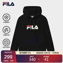 FILA斐乐官方情侣款连帽卫衣2025秋季休闲宽松针织长袖上衣