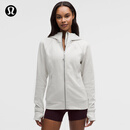 lululemon丨Scuba 女士拉链连帽衫 *加绒 LW3JMGS 杂色鸽子灰 XXS /2