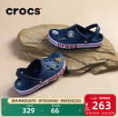 卡骆驰（CROCS）洞洞鞋贝雅卡骆班轻便耐磨一脚蹬休闲鞋|205089 深蓝/辣椒红-4CC 43 (270mm)