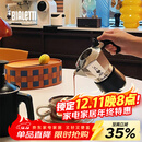 Bialetti比乐蒂双阀摩卡壶意式美式咖啡机户外便携露营家用高压手冲咖啡壶 2杯份 经典色