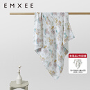 嫚熙（EMXEE）婴儿纱布浴巾纯棉宝宝新生儿童浴巾大尺寸洗澡包裹包巾 梦幻乐园 110×110cm