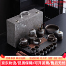 LILICY轻奢高档茶具套装紫砂旋转功夫茶具家用陶瓷简约轻奢泡茶便携式旅 请注意选择好-规格/颜色