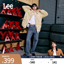 Lee【张凌赫代言】中蓝色水洗428懒懒裤高腰女显瘦宽腿牛仔裤潮流 中蓝色 27