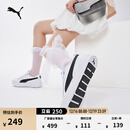 彪马（PUMA）经典复古增高厚底鞋小白鞋女子冬网球休闲板鞋SKYE374764 白-黑色-02 37