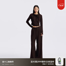 RE'VAN芮范新品设计师款浆果红色休闲卫衣套装RL72402359 红咖色 S /36