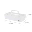 SYSMAXPorta Plus版多功能收纳盒储物盒置物盒皓月白