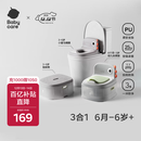 babycare儿童马桶宝宝马桶坐便器小马桶小恐龙多功能坐便器 温特绿