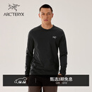 ARC'TERYX始祖鸟 CAPTIVE ARC'WORD LS 透气 男子 棉质长袖T恤 BLACK/黑色 L