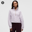 lululemon丨Scuba 女士超宽松款烟囱领卫衣*拉绒 LW3IFSS 浅薰衣草紫/金 M /L