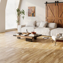 大自然（Nature）三层实木地板 橡木复合地板环保锁扣地暖 动感系列 包安装送辅料 多瑙河浅白