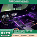 恋燕中雅车联传祺专用氛围灯传奇影豹/M8/E9/GS8/GS4车内氛围灯改装 影豹/模具款+后门高音/25灯/幻彩256色