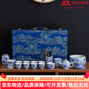 LILICY轻奢高档茶具套装家用客厅办公会客青花瓷茶具新款送礼送客户领导 请注意选择好-规格/颜色