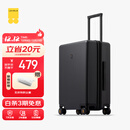 地平线8号（LEVEL8）行李箱密码拉杆箱男女托运大容量万向轮学生旅行者PC箱 24英寸黑