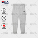 斐乐（FILA）男士2024秋季时尚多色宽松收口运动长裤卫裤 云雾花灰-MG 宽松款 加绒 165_76A_S