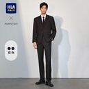 海澜之家（HLA）西服套装男轻商务经典系列儒雅绅士大码西服男HTXAW3Y001A 黑色02 【预订】 L 175/92A 推荐126~140斤