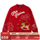 FILA FUSION斐乐官方潮牌幸运四叶草logo冬季新款情侣