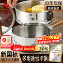 三四钢雪平锅内层316L不锈钢奶锅辅食小汤锅泡面煮锅20cm食品级一体成型