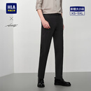 海澜之家（HLA）西裤男大码轻商务时尚系列通勤弹力休闲裤子男HKXAW1W002A 黑色05 L 175/84A 推荐135~148斤