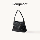 Songmont山下有松循迹系列hobo包植鞣牛皮斜挎软包38节礼物【李娜同款】