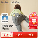 巴拉巴拉balaOne儿童羽绒裤男女童长裤宝宝保暖2025冬季高腰208425108201
