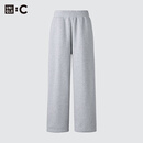 优衣库合作款男装女装宽松运动长裤休闲裤常规款479854 479946 479854/03灰色 M