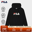 FILA斐乐官方情侣款连帽卫衣2025秋季休闲宽松针织长袖上衣