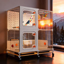 蔻丝鸟笼鹦鹉专用防溅大号新型八哥玄凤虎皮小太阳家用鸟笼子豪华别墅